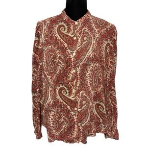 Lauren Ralph Lauren Jeans Paisley Blouse